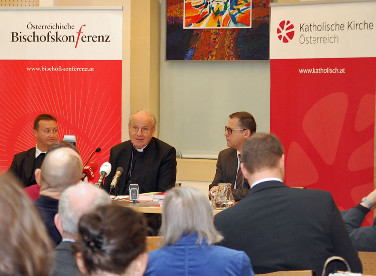 Pressekonferenz nach dem Ende der Bischofskonferenz