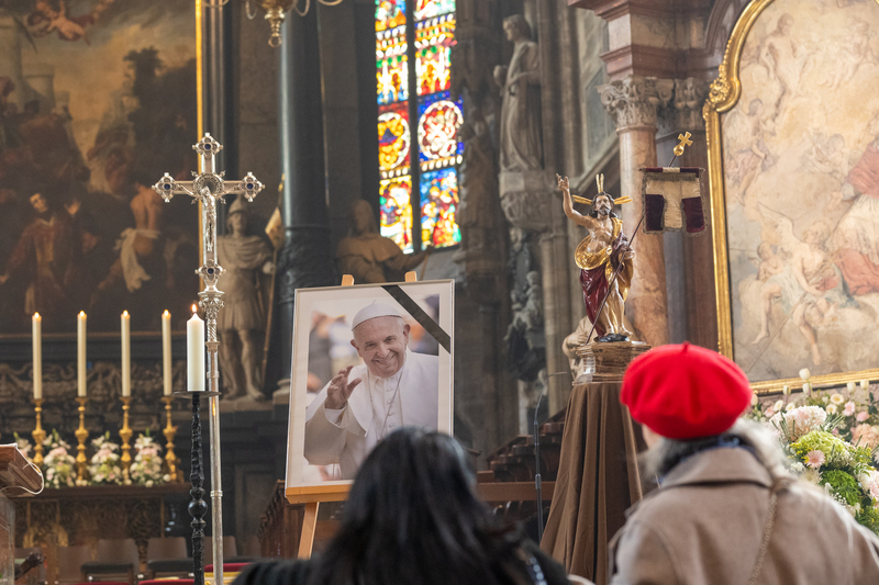 Trauer um Papst Franziskus